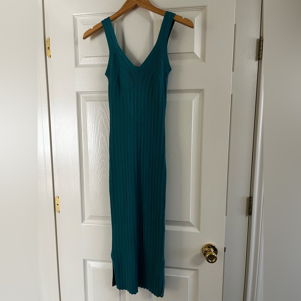 Olive & Oak Teal Maxi Dress